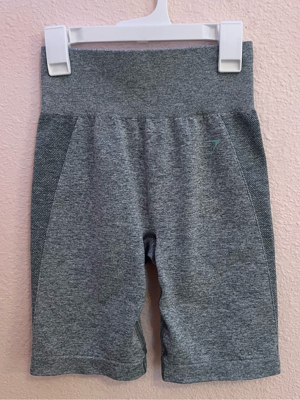 Gymshark High-Waisted Seamless Biker Shorts - Green - Size Small - Picture 6 of 7